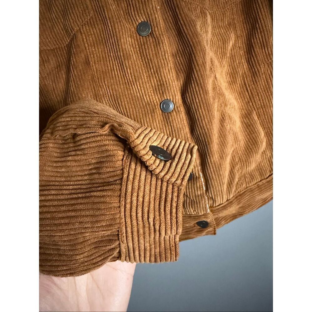 Ashely Sunrise Collection 26 International Brown Corduroy Lined Jacket XL - Picture 3 of 6